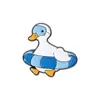 Broche Pato Doctor Nuevo Producto Transfronterizo Accesorios para Ropa Serie de Pines para Cuello Set Combinado Animal Lindo Emblema Metálico