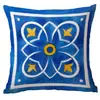 Funda de almohada geométrica de verano de limón para Amazon transfronterizo, tela para el hogar, funda de cojín para sofá, venta directa de fábrica