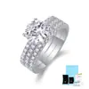 Anillo europeo y americano de venta caliente en Temu, S925 con moissanita incrustada, diseño apilable moderno y a la moda, venta al por mayor desde el fabricante