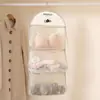 Organizador de Meias Dormitório Quarto Guarda-roupa Saco Pendurado para Roupa Íntima Rede Panda Bolso de Rede Saco de Armazenamento de Cabeceira