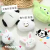Muñeco Colgante Cabeza de Cachorro de Peluche de Dibujos Animados Broche Lindo de Panda Colgante para Mochila Escolar Adornos para Manualidades Joyería DIY Pequeños Accesorios