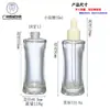 En stock venta al por mayor 35ml botella de loción protectora solar de cintura pequeña y base gruesa gotero botella secundaria de vidrio para aceite esencial esencia