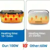 Fornecimento Direto da Fábrica de Marmita Elétrica 1,5 Litros Aço Inoxidável 304 Conjunto de Aquecimento Elétrico para Uso no Carro e em Casa, Cozimento a Vapor de Arroz e Manutenção do Calor, Tipo de Aquecimento Elétrico
