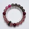 [Amor a Primera Vista] Pulsera de Cristal de Citrino Natural para Mujer La Más Fácil de Combinar Fresa Cristal Granate Pulsera de Moda Al por Mayor