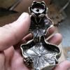 Criativo Folha de Lótus Ornamentos de Incenso de Lótus Sólido Antigo Lagoa de Lótus Sapo Fragrância Rack Incenso Cerimônia do Chá Interno