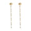 Pendientes Populares de Acero de Titanio para Damas Europeas y Americanas Estilo Bohemio Borla Simple Pendientes para Damas Venta al por Mayor de Comercio Exterior