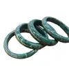 Pulsera de Jade Xiuyan Azul Tierra Natural Venta al por Mayor Suministro en Vivo Pulsera de Jade Flor Xiuyu Pulsera de Jade Azul Profundo del Mar