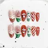 24 PIEZAS Colección de Arte para Uñas Bestseller Transfronterizo Navidad Halloween Flor Uñas Portátiles Ojo de Gato Halloween Piezas de Uñas Portátiles