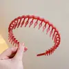 Diadema negra con dientes para lavarse la cara, nuevo modelo 2026 para mujer, diadema de corona alta para uso diario, pinza para el pelo