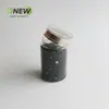 Botella de Plástico Transparente para Mascotas con Tapa de Doble Capa de 300ml Tarro Sellado de Grado Alimenticio para Miel Polvo Dendrobium Rodajas de Ginseng Americano Tarro para Material Medicinal