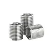 Fabricante en stock acero inoxidable 304 rosca métrica gruesa manguito roscado de alambre de acero tornillo de roscado protectores tornillo de roscado protector M2-M24