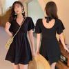 Traje de baño Talla Grande para Niñas Gorditas, Talla Grande, Cubre el Cuerpo, Adecuado para Niñas Ligeramente Gorditas, Traje de Baño de una Pieza tipo Vestido para Aguas Termales, Conservador y Adelgazante, Cubre el Vientre