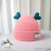Toucas de Bebê para Outono e Inverno, Toucas Pequenas para Bebês de um Mês para Sair, Toucas de Lã Quentes para Bebês, Toucas Fetais de Tricô com Proteção para as Orelhas