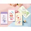 Envelope Literário Chinês Casual, Estilo Retro Fresco e Elegante, Gato Fofo Criativo, Linguagem das Flores, Cenário, Envelope de Armazenamento