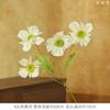 Flor Artificial Gesang de 4 Cabezas Leyouyi Ins Pequeña Fresca Boda Decoración Suave Material de Flor Muebles Decoración de Mesa Accesorios para Disparos