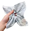 Pañuelo Cuadrado de Estilo Pastoral Alta Elasticidad para Atar el Cabello Modelo Nuevo 2026 con Acabado de Lujo, Scrunchie Dulce para Peinados de Moño