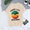 Camiseta Mujer Outerbanks Carolina del Norte Pogue Life Outer