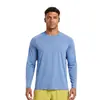Camiseta deportiva de cuello redondo para hombre, para otoño e invierno, transfronteriza, fresca y protectora del sol, de manga larga, secado rápido, para ciclismo al aire libre