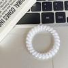 2024 Nuevo Trébol de Cuatro Hojas de la Suerte Anillo para el Cabello de Cable de Teléfono Onda de Coco Punto Fresco de Verano Combinable para Todo Uso Diario Duradero