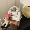 Mini Bolsa Transversal Estilo Coreano para Motocicleta para Mulheres Nova Moda Primavera e Verão 2025 Estilo Infantil Versátil Bolsa de Ombro de Mão