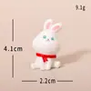 Enfeites de Micro Paisagem Coelho Fofo Criativo Decoração de Artesanato DIY de Resina para Desktop Pequenos Enfeites Acessórios Atacado