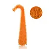 Novo ornamento de árvore de feltro laranja de 5 pés para festival da colheita com pescoço torto, decoração de lareira e entrada, da fábrica de origem