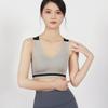 Venta de liquidación: Sujetador Deportivo de Yoga para Mujer para Fitness y Running, a Prueba de Impactos, Alta Elasticidad, Hermoso Diseño de Espalda con Letras