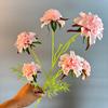 Simulação de flores artificiais transfronteiriças Cordyceps de pinheiro de 6 cabeças Arranjo de flores para casa Decoração de hotel Fotografia ao ar livre Cordyceps de pinheiro de 6 cabeças
