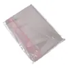 Al por Mayor en Stock Bolsa Opp Decoración de Ropa Bolsa de Empaque Transparente Bolsa con Cierre Hermético Bolsa de Plástico Autoadhesiva Bolsa Autoadhesiva