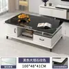 Mesa de Centro para Sala de Estar, Nuevo Modelo 2026, Lujo Ligero, Sensación de Alta Gama, Mesa de Té, Estación de Té, Apartamento Pequeño, Balcón, Mesa Moderna Simple