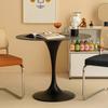 Mesa de Espera para Salón de Uñas, Mesa Auxiliar Tulipán para Balcón, Mesa Redonda Pequeña, Mesa de Comedor, Mesa de Café, Mesa Redonda para Apartamento Pequeño para Uso Doméstico