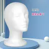Cabeça de manequim de espuma, cabeça de espuma feminina, modelo de cabeça, display de cabeça de manequim, modelo de cabeça para perucas