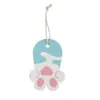 Paño de limpieza gato de dibujos animados Gato de palma estampado de garra de gato esponja de algodón de pulpa de madera comprimida limpieza de cocina lavado de platos esponja para sartenes