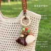 Campanilla de Viento Colgante de Cáscara de Fruta Natural Hecha a Mano Kit de Materiales DIY Set de Joyería Serie Sanación Campana Decoración para Colgar en el Coche Venta al por Mayor