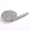 Corrente de Strass DIY Tiras de Strass com Suporte Adesivo Telas de Strass Strass Hotfix para Vestidos de Noiva Vestidos de Madrinha Cintos Acessórios Strass Hotfix Strass AB