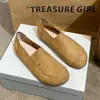 Mocassins Retrô para Mulheres, Novo Estilo Outono, Slip-On com Solado Macio, Leves e Confortáveis para Mamãe