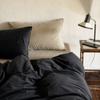 Conjunto de quatro peças de veludo francês quente do sul de inverno, lençol de cama de veludo coral vintage com flange e capa de edredom