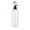 Botella de Plástico PET Transparente de Hombro Redondo de 500ml para Desinfectante de Manos Botella Vacía Material de Embalaje de Cuidado a Presión de Alto Valor Botella de Loción