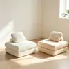 Sofá cama perezoso, desmontable y lavable, adecuado para dormitorios, ventanales, balcones, habitaciones tatami y apartamentos pequeños; sofá de tela plegable