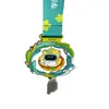Medalla giratoria creativa medalla metálica personalizada fabricación de medallas metálicas competencia deportiva medalla de trigo listado universal personalizado