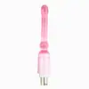 Acessórios para máquinas de sexo, vibrador realista de três furos para homens e mulheres, bolinhas anal de cristal, brinquedos divertidos especiais de SM para flerte para mulheres
