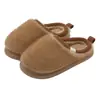 Chinelos de Pelúcia de Algodão de Inverno para Mulheres, Chinelos Quentes para Casa, Chinelos Peludos com Solado Espesso Antiderrapante para Interior, Quarto de Homem
