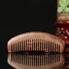 Peine de Sándalo Dorado para Uso en Casa, Peine Tallado de Mango Largo, Peine de Dientes Finos para Cabello Largo, Regalo Unisex, Peine de Sándalo al por Mayor