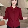 Camisa Coreana de Lapela de Outono de Alta Qualidade, Blusa Interna Emagrecedora, Cardigã Simples de Botão Único Feminino, Camisa Base
