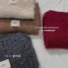 Geleia de leite de nuvem macia ~ azul escuro azul claro * cachecol de lã ggg cor sólida inverno engrossado cachecol quente combinando feminino de malha