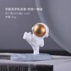 Astronauta Mobile Phone Holder Pen Container Ornaments Desktop Office Decoração Resina Artesanato Ornamentos Presentes de Natal