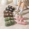 Bonitas Pantuflas de Algodón para Mujer, Engrosadas para Invierno, Nuevo Estilo 2025, Uso en Casa, Cubre Talón, Interior Antideslizante, de Pareja, Esponjosas, Forradas de Felpa, para Hombre