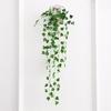 Rábano verde artificial planta colgante de pared decoración de pared sala de estar techo colgante de pared hiedra artificial colgante de pared