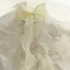 Accesorios para Cabello de Cola de Caballo Elegante Pinza de Bola para el Cabello Pinza de Cabello con Lazo Largo de Cinta para Niña Tocado de Princesa
