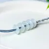 Pedras Naturais de Jade Birmanês Soltas 9mm Pingente da Paz Jade Grau A Jade Transparente Gelo Três Cores Pingente de Jade Acessórios Atacado